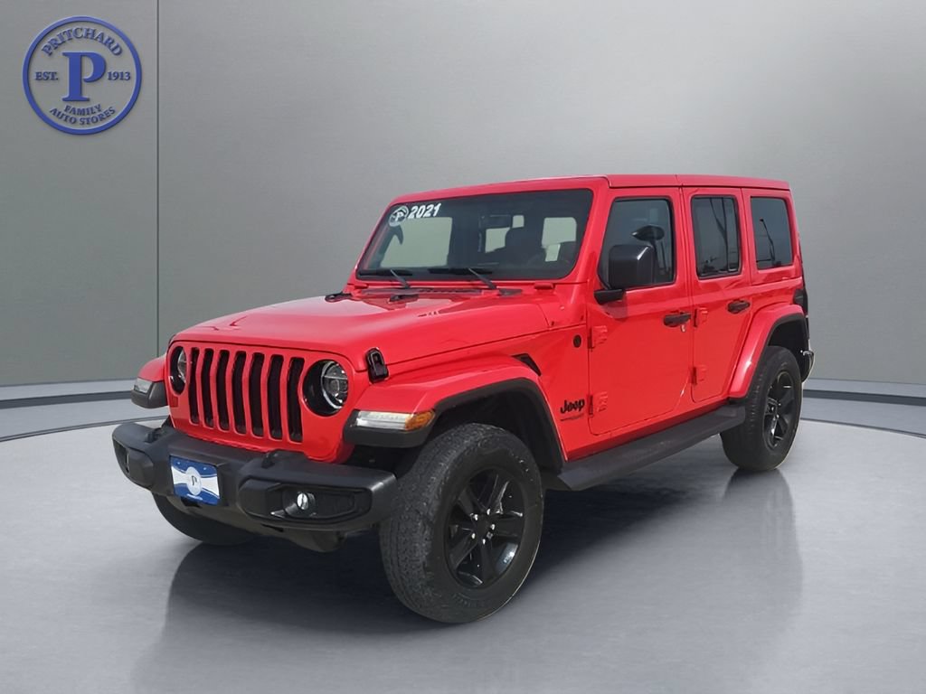 Used 2021 Jeep Wrangler Unlimited Sahara AWD/4WD image 3