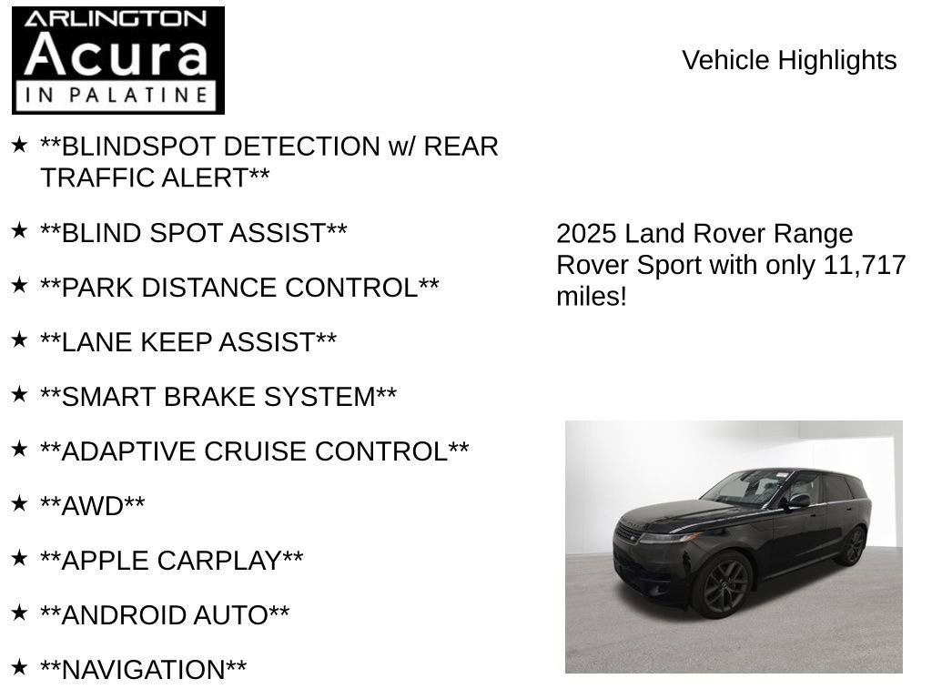 Used 2025 Land Rover Range Rover Sport SE AWD/4WD image 7