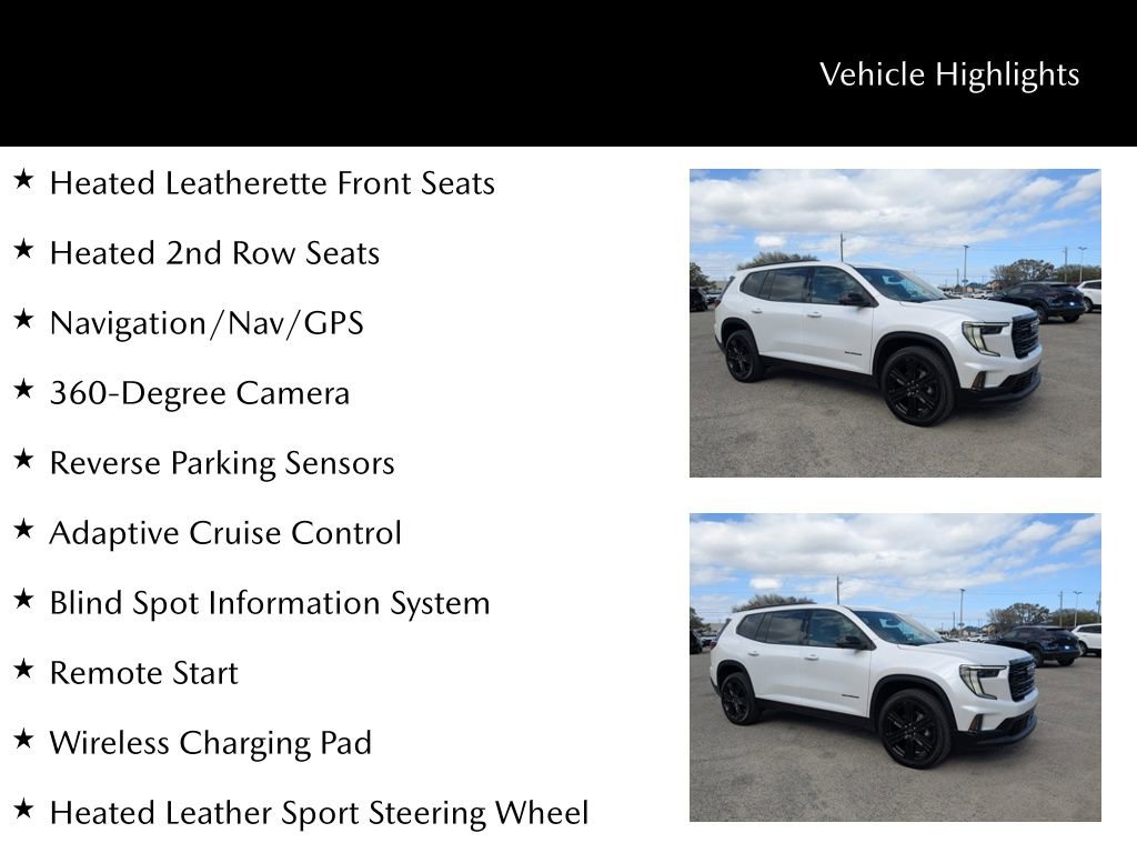 Used 2024 GMC Acadia Elevation w/ Black Edition image 33