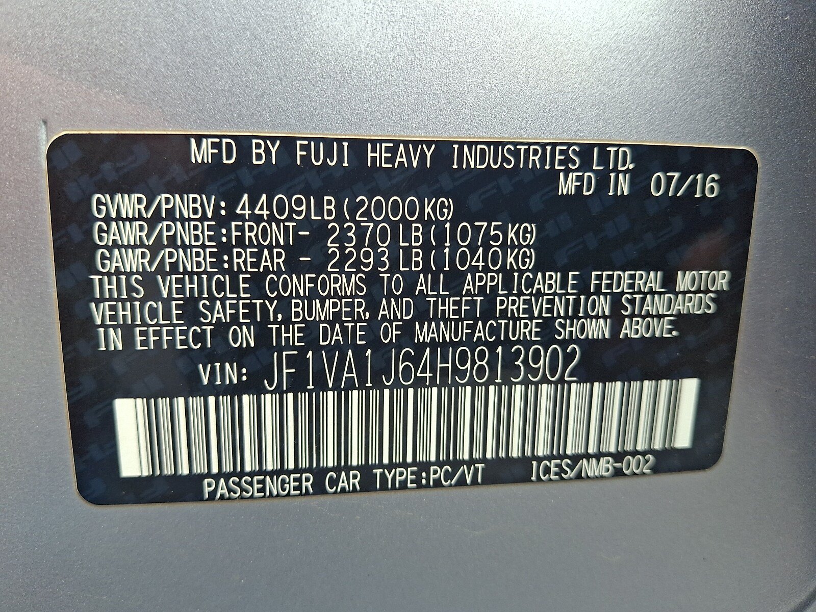 Used 2017 Subaru WRX Limited AWD/4WD image 27