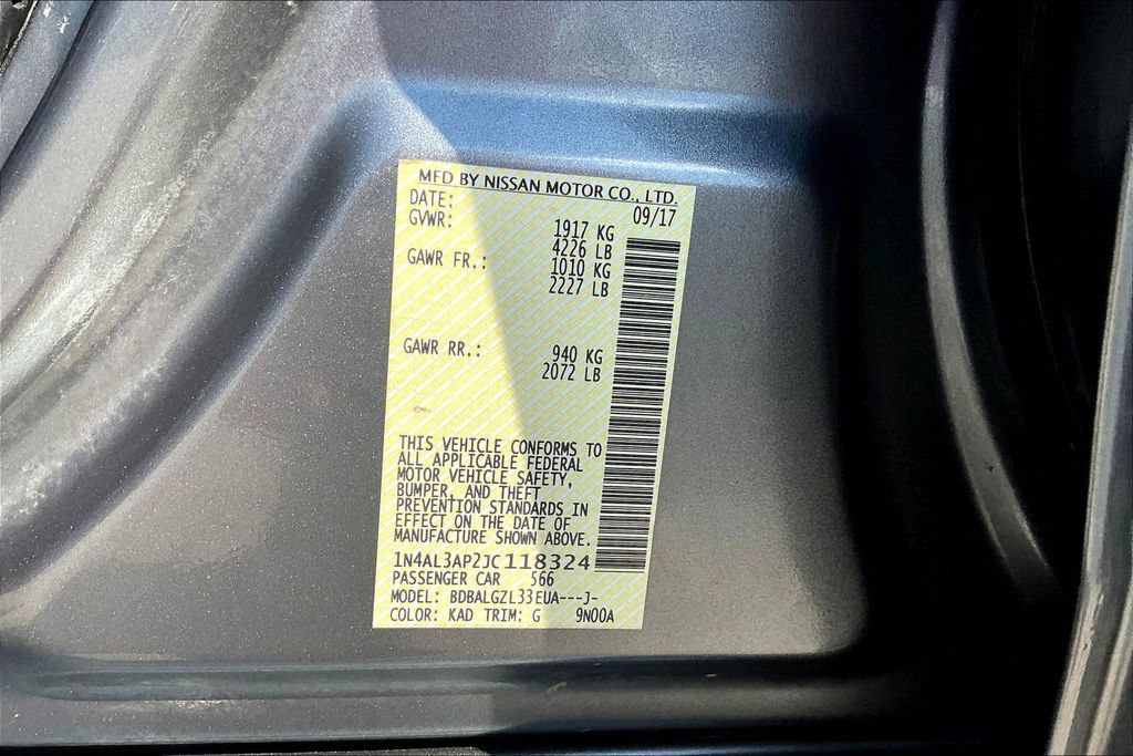 Used 2018 Nissan Altima 2.5 S w/ S Convenience Package FWD image 35
