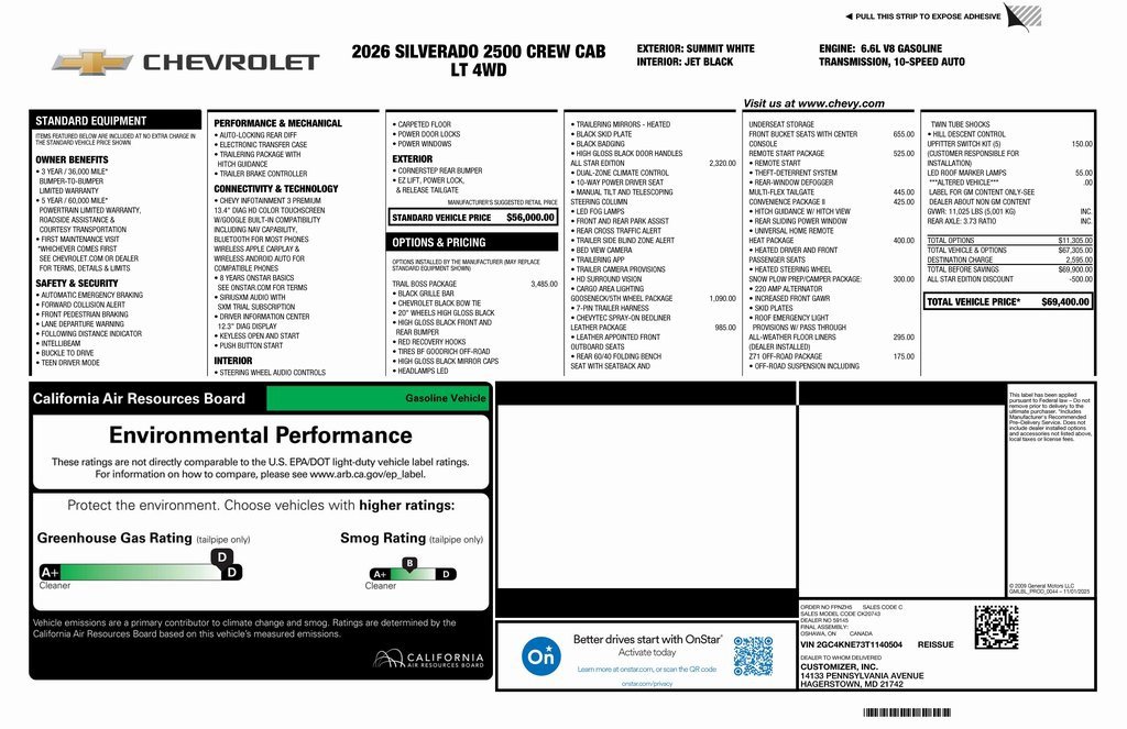 New 2026 Chevrolet Silverado 2500 LT w/ Trail Boss Package image 4