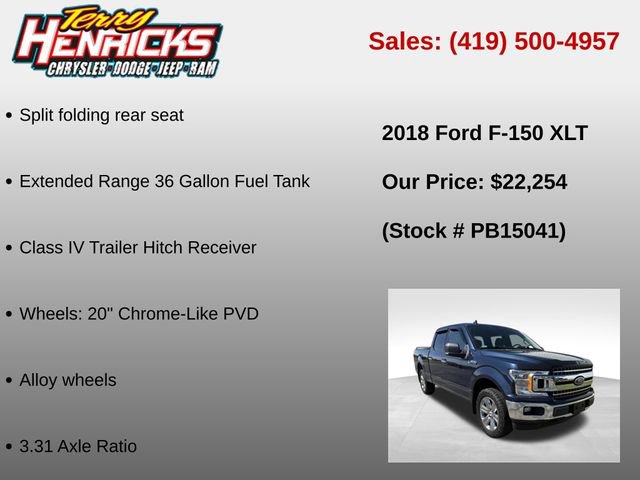 Used 2018 Ford F150 XLT w/ Equipment Group 301A Mid AWD/4WD image 35
