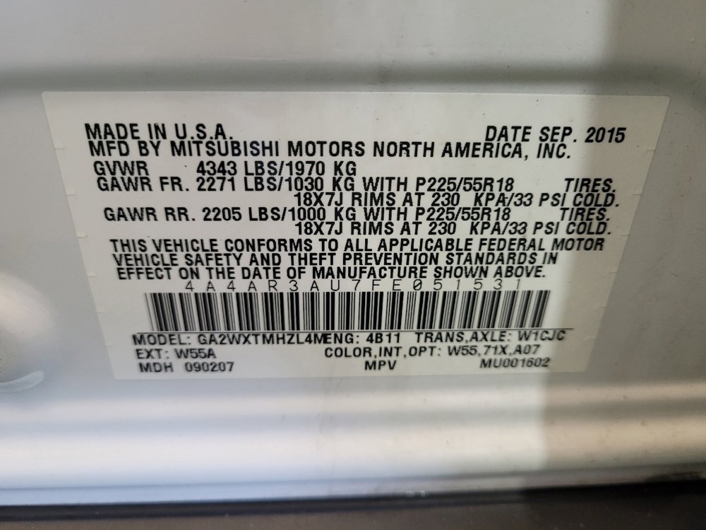 Used 2015 Mitsubishi Outlander Sport ES AWD/4WD image 33