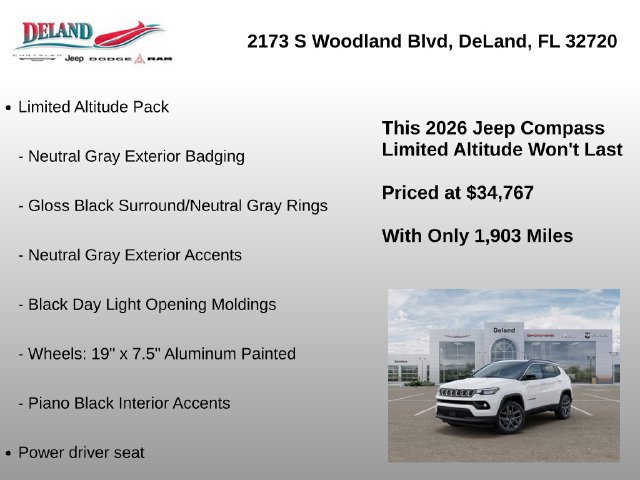 New 2026 Jeep Compass Limited AWD/4WD image 15