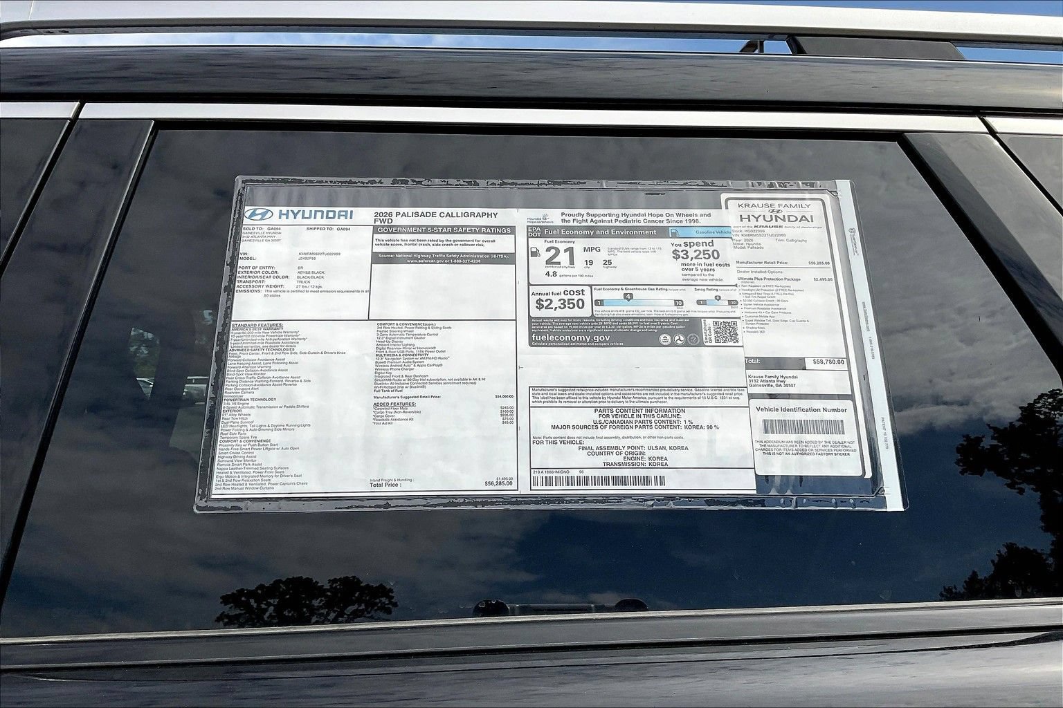 New 2026 Hyundai Palisade Calligraphy FWD image 13