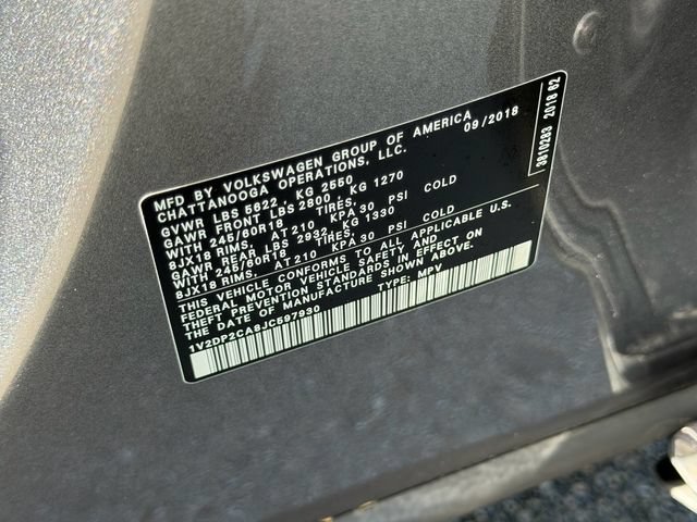 Used 2018 Volkswagen Atlas SE FWD image 20