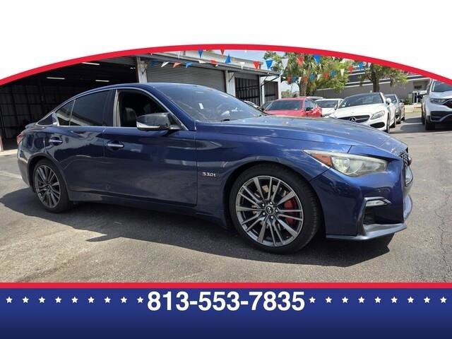 Used 2018 INFINITI Q50 Red Sport 400 w/ Sensory Package (Sport)