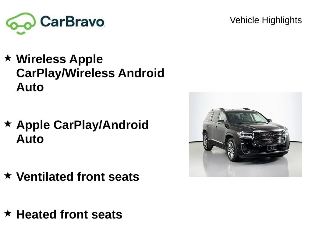 Certified 2022 GMC Acadia Denali w/ Denali Ultimate Package AWD/4WD image 10