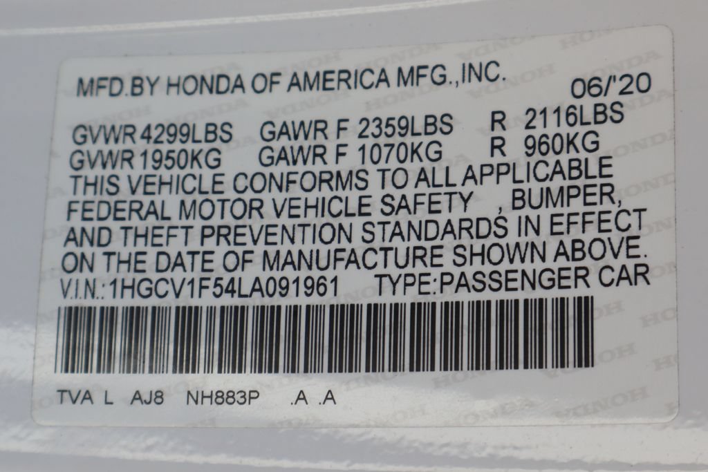 Used 2020 Honda Accord EX-L image 46