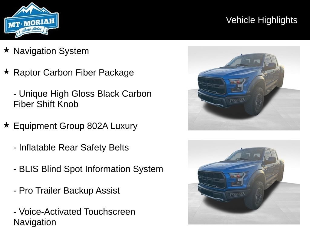 Used 2020 Ford F150 Raptor w/ Equipment Group 802A Luxury image 4