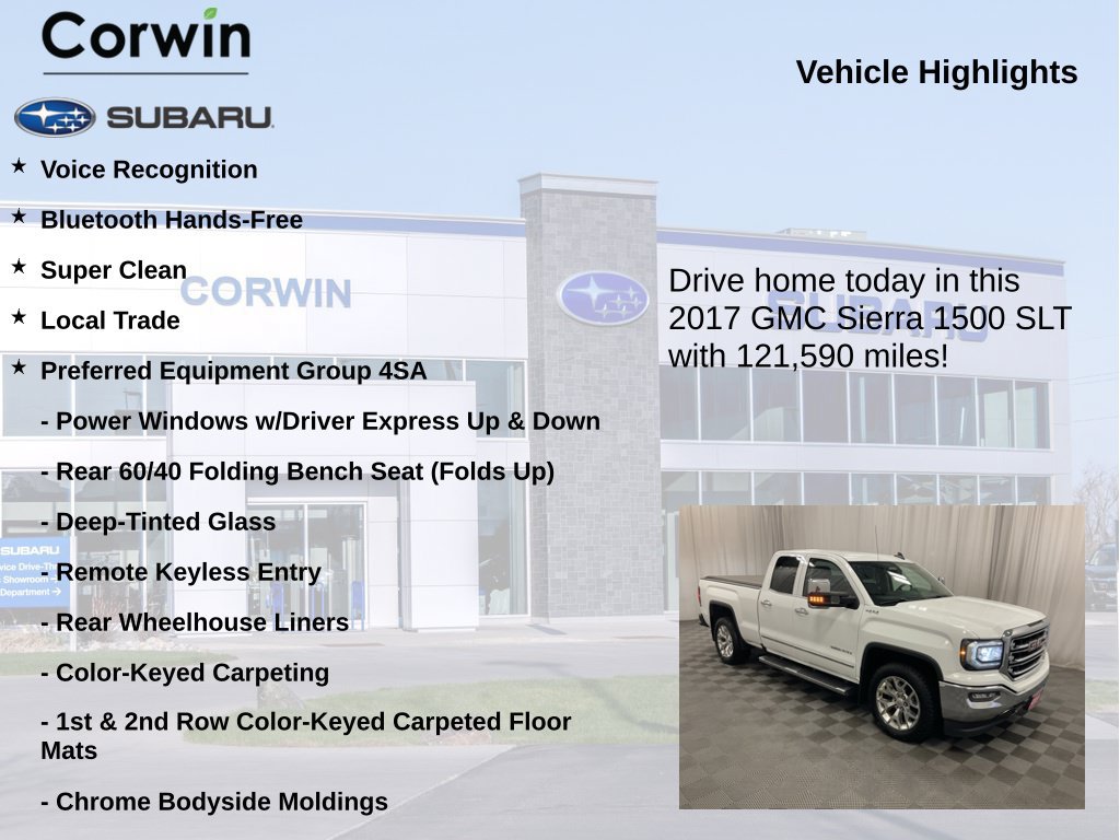 Used 2017 GMC Sierra 1500 SLT w/ SLT Premium Package AWD/4WD image 6