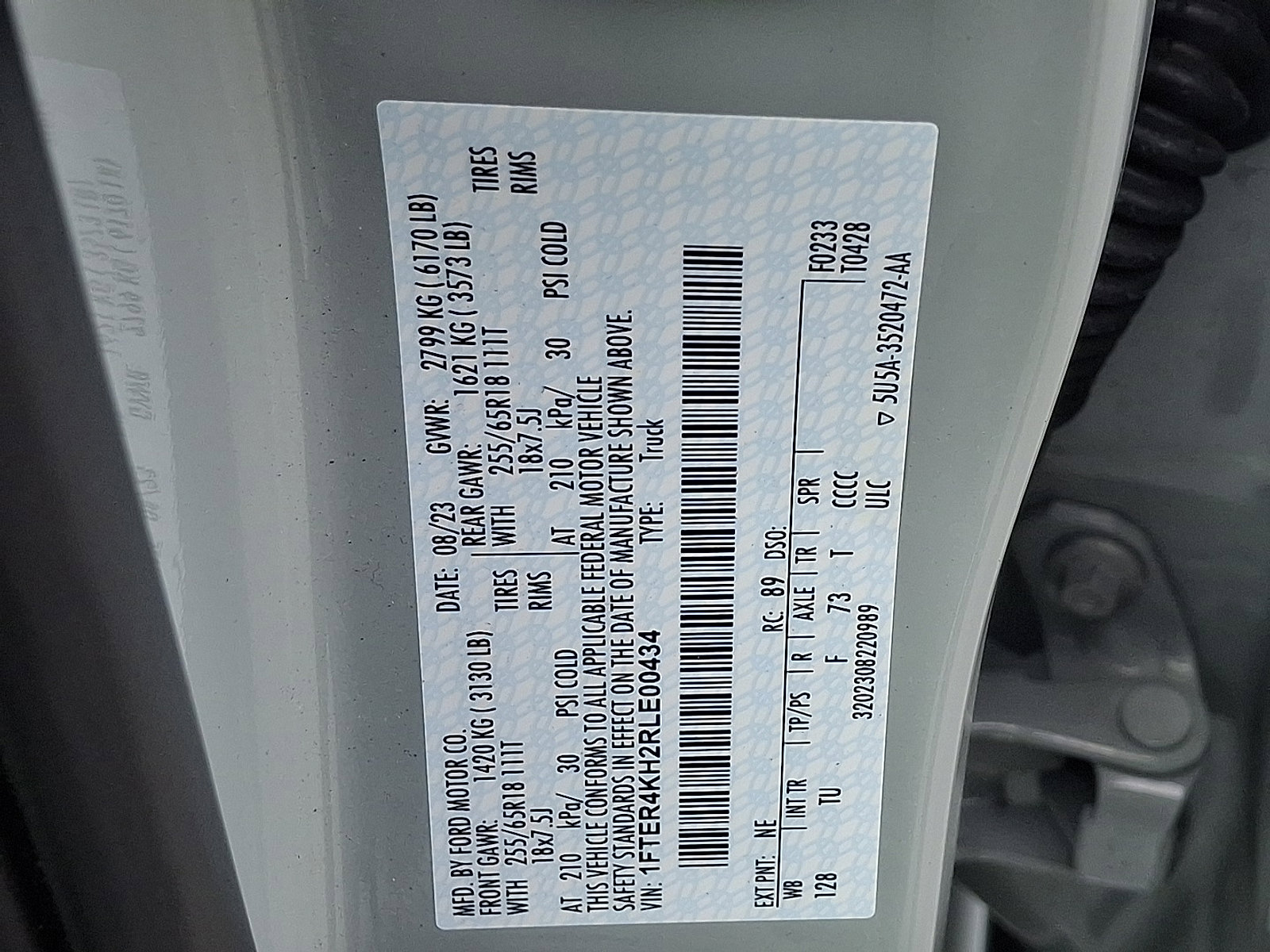 Certified 2024 Ford Ranger Lariat w/ FX4 Off-Road Package image 27