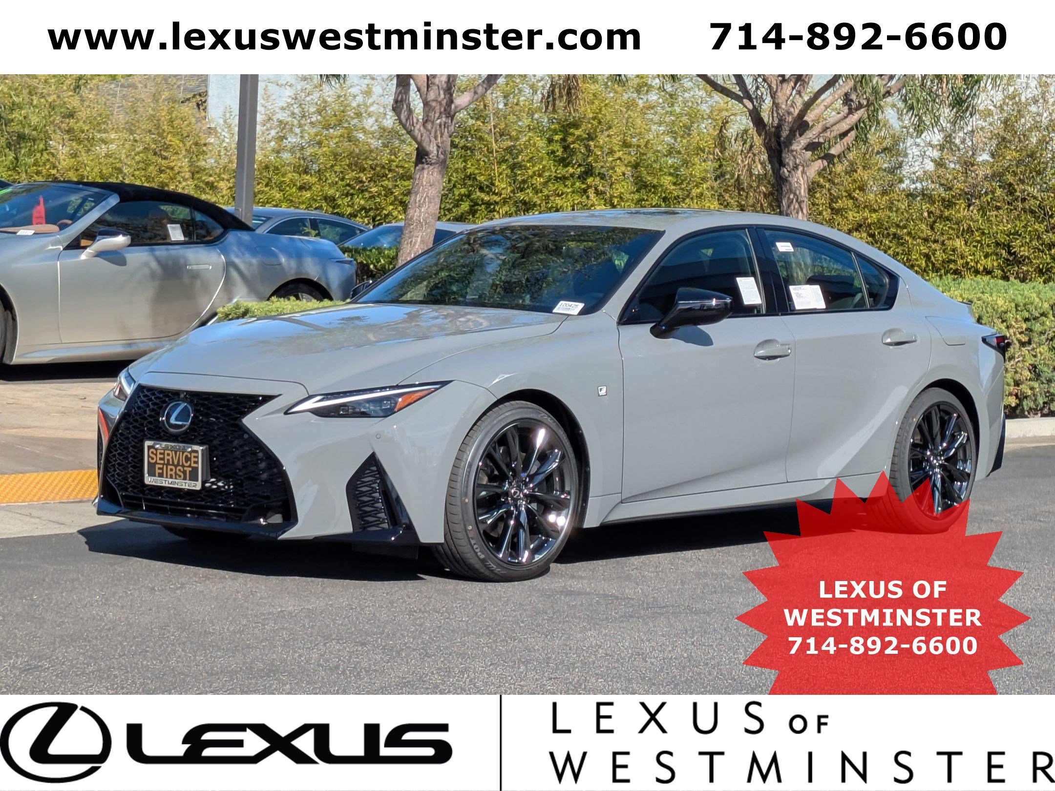 New 2025 Lexus IS 350 F Sport