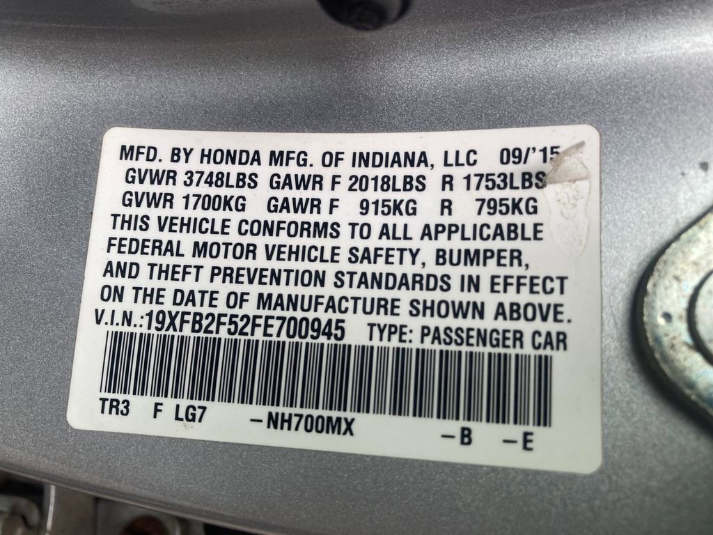 Used 2015 Honda Civic LX image 39