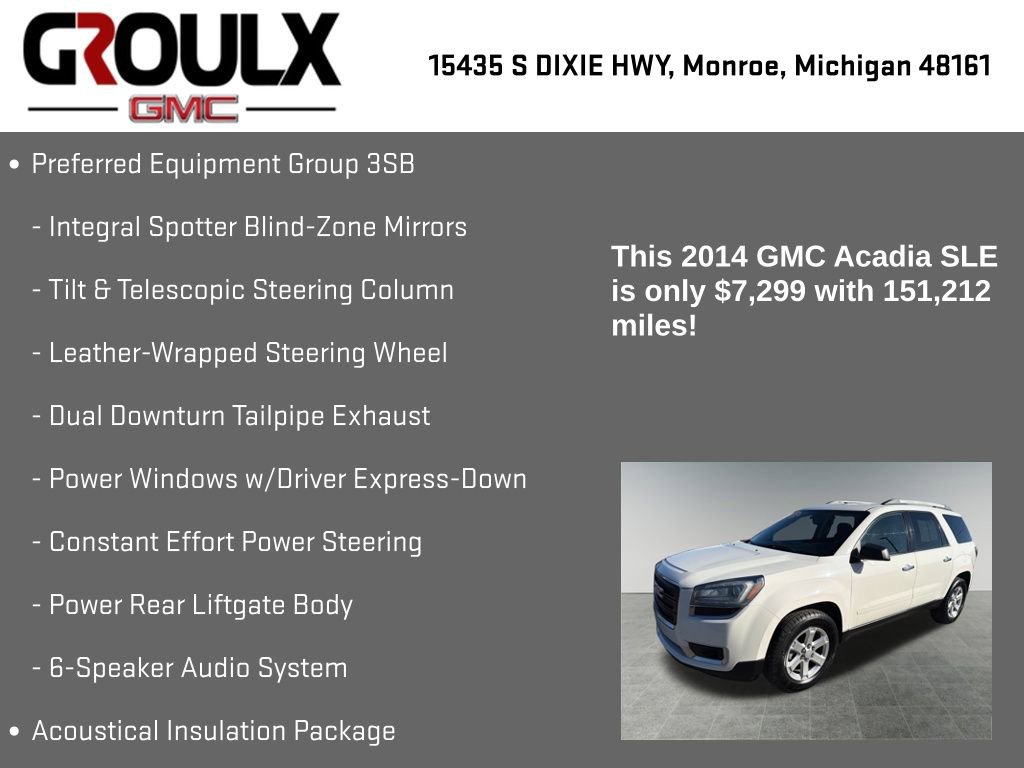Used 2014 GMC Acadia SLE image 15