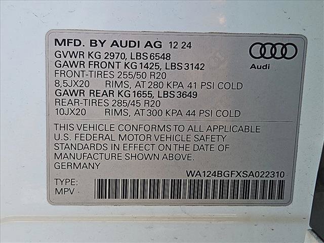 Used 2025 Audi Q6 e-tron Premium Plus w/ Premium Plus AWD/4WD image 30