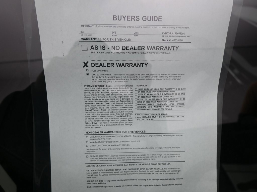Used 2023 Kia EV6 Wind image 10