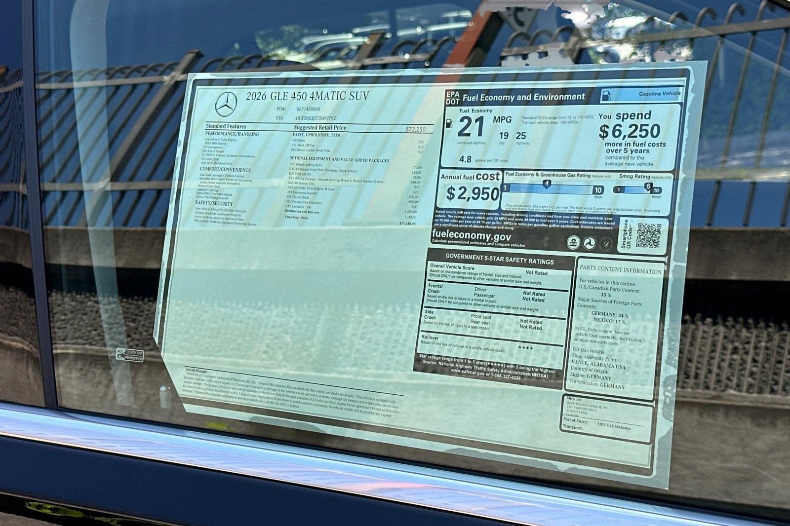 New 2026 Mercedes-Benz GLE 450 4MATIC image 30