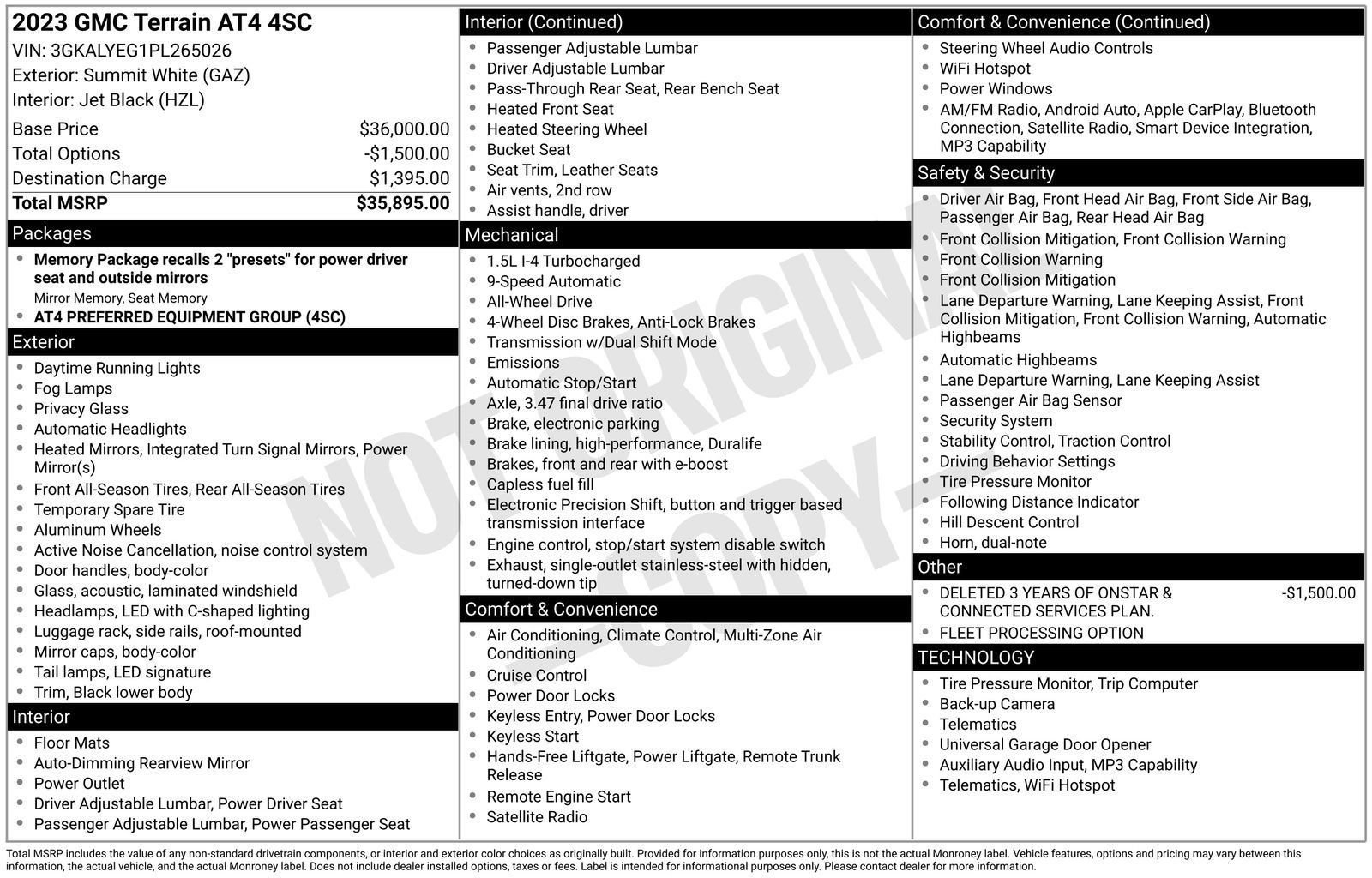 Used 2023 GMC Terrain AT4 image 47