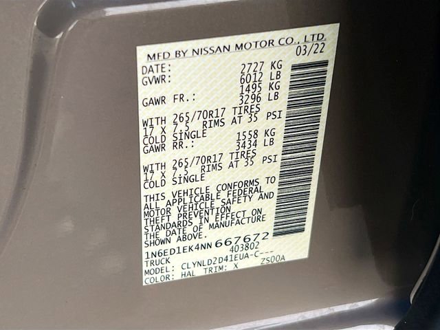 Used 2022 Nissan Frontier PRO-4X image 29
