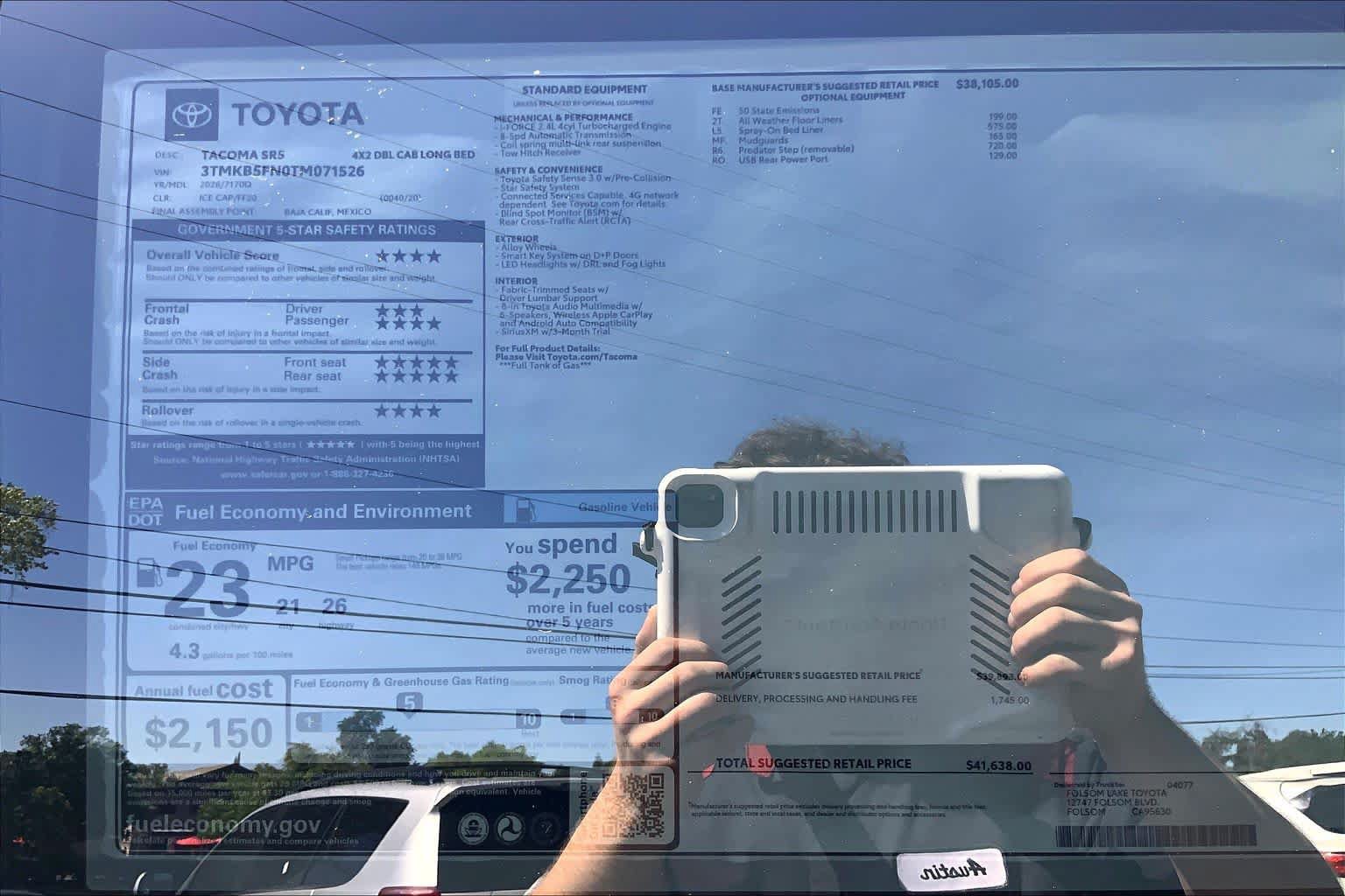 New 2026 Toyota Tacoma SR5 RWD image 20