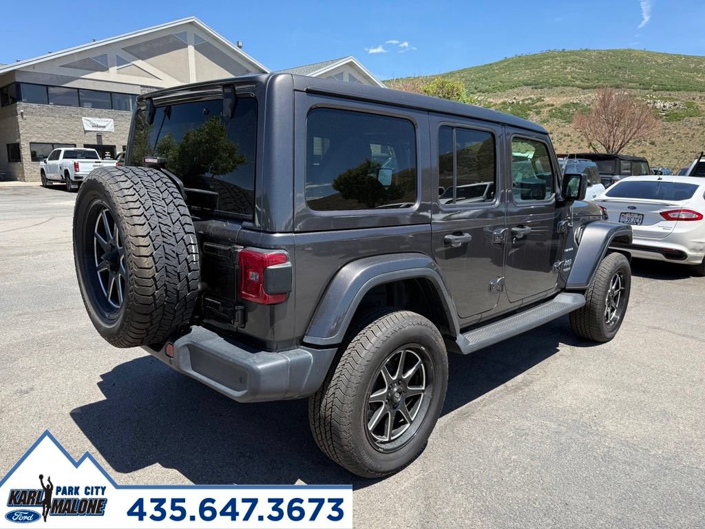 Used 2020 Jeep Wrangler Unlimited Sahara AWD/4WD image 4