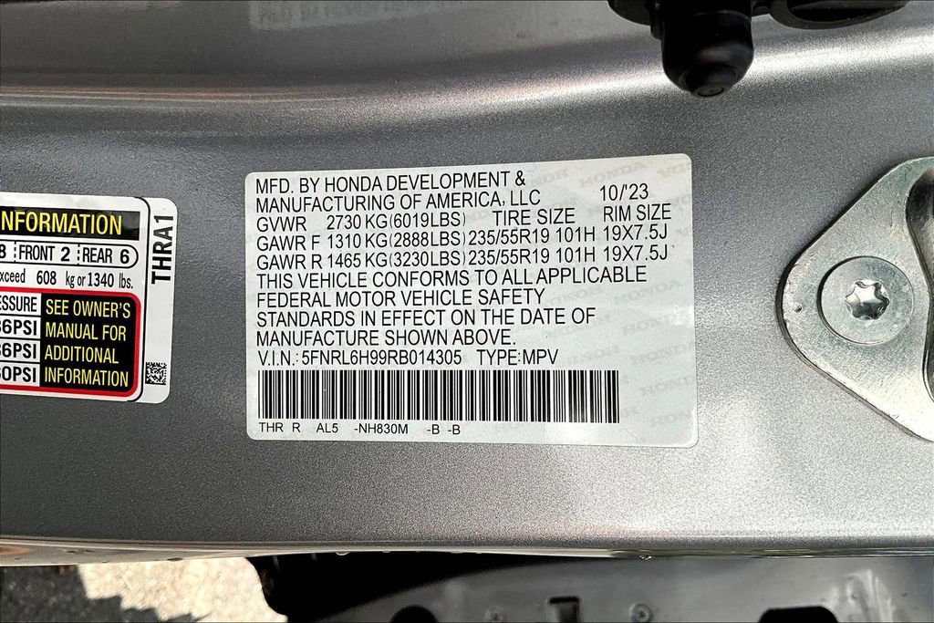 Certified 2024 Honda Odyssey Elite image 14