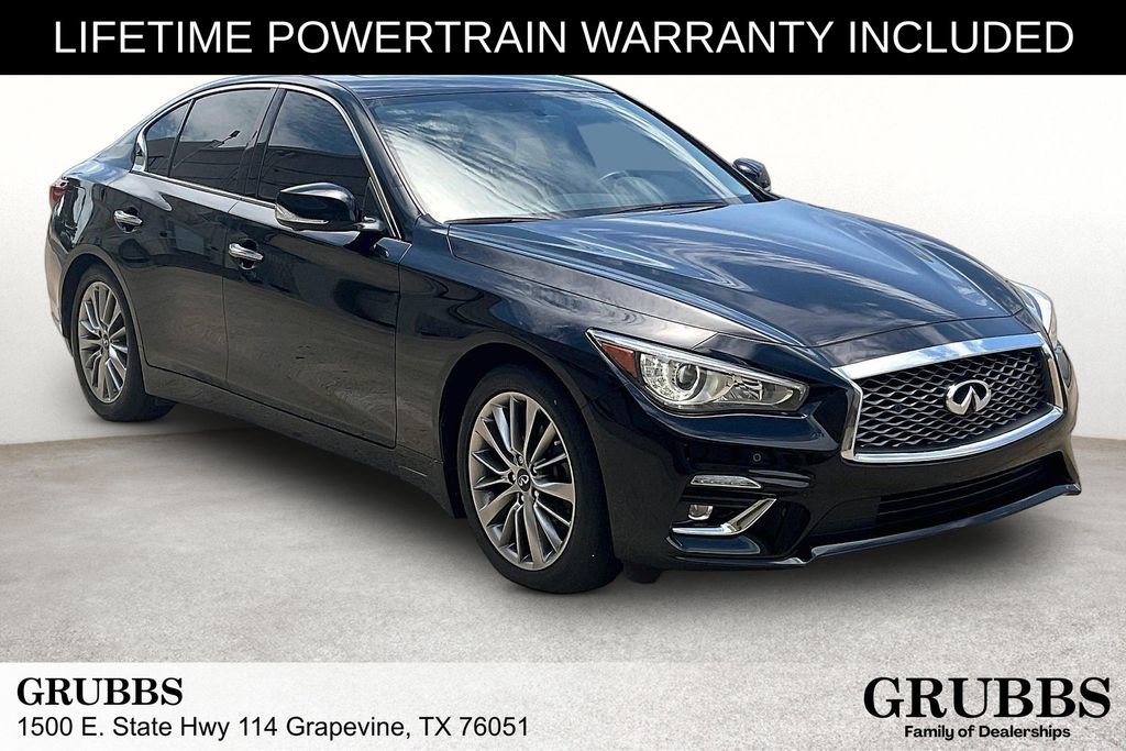 Certified 2023 INFINITI Q50 Luxe w/ Cargo Package RWD image 1