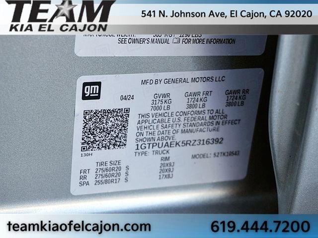 Used 2024 GMC Sierra 1500 Pro w/ Graphite Edition AWD/4WD image 34