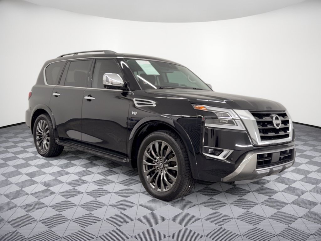 Used 2021 Nissan Armada Platinum w/ Captain's Chairs Package RWD image 7