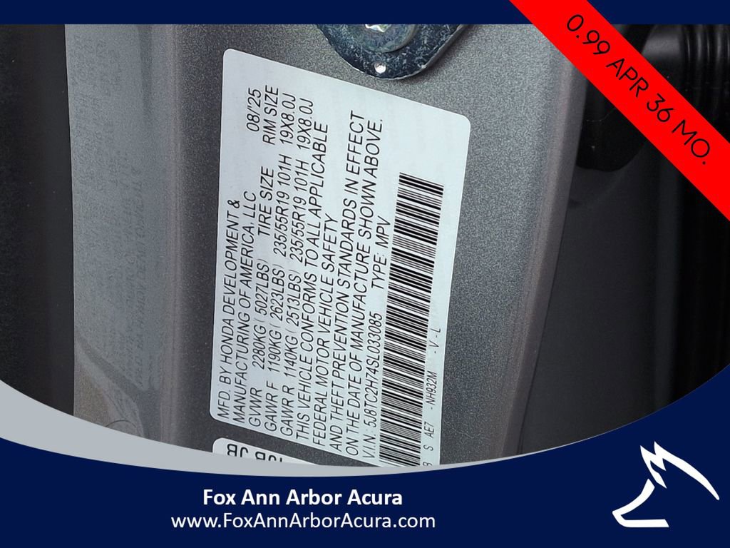 Certified 2025 Acura RDX SH-AWD w/ Advance Package image 31