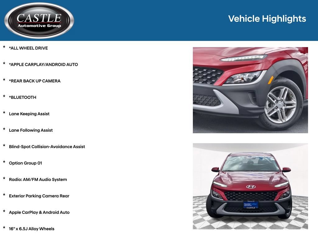 Used 2023 Hyundai Kona SE w/ Cargo Package AWD/4WD image 3