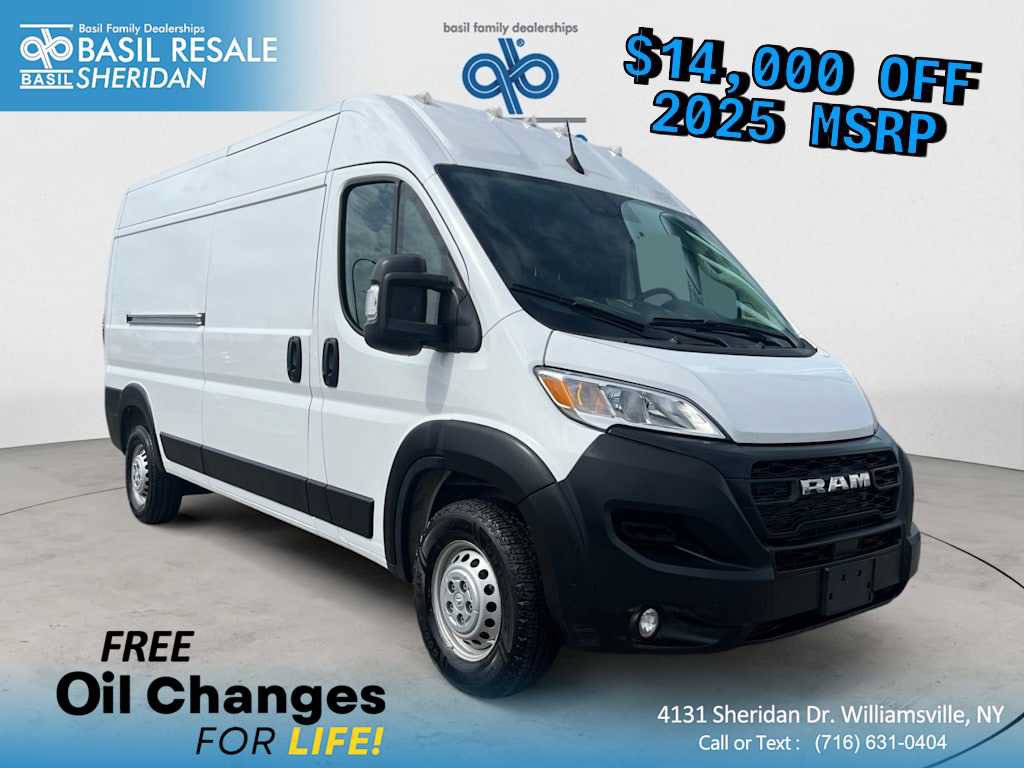 Used 2025 RAM ProMaster 2500 w/ Convenience Group FWD image 1
