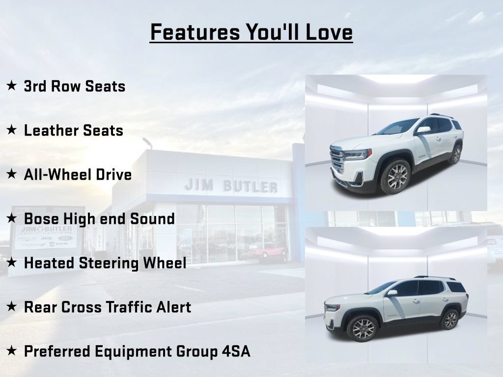 Used 2021 GMC Acadia SLT w/ Technology Package AWD/4WD image 24