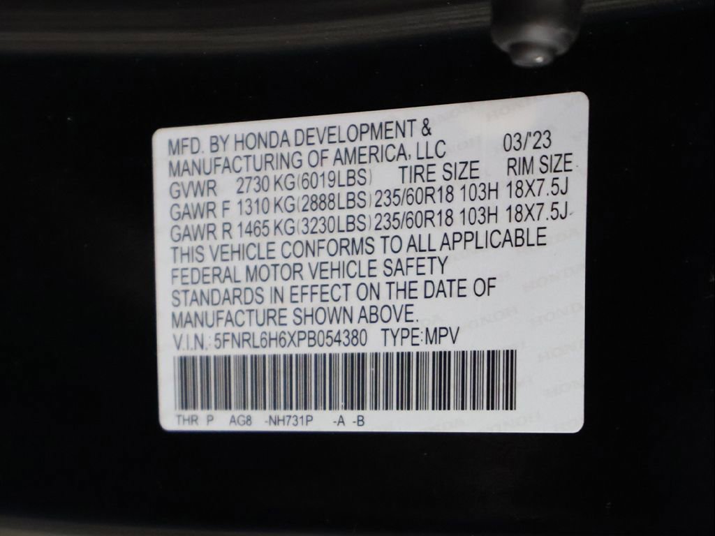 Used 2023 Honda Odyssey EX-L image 53
