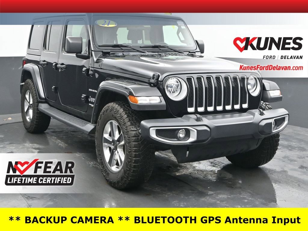 Used 2021 Jeep Wrangler Unlimited Sahara image 1