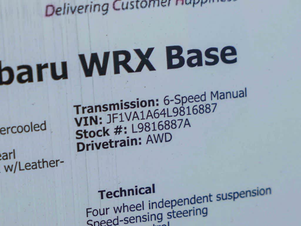 Used 2020 Subaru WRX AWD/4WD image 29