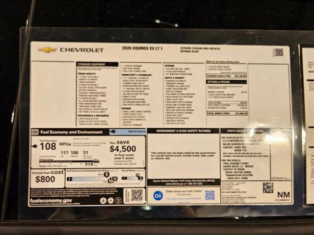 New 2026 Chevrolet Equinox EV LT w/ Midnight Package image 17