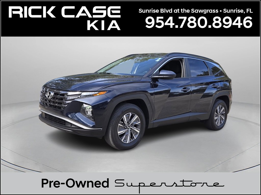 Used 2024 Hyundai Tucson Blue image 1