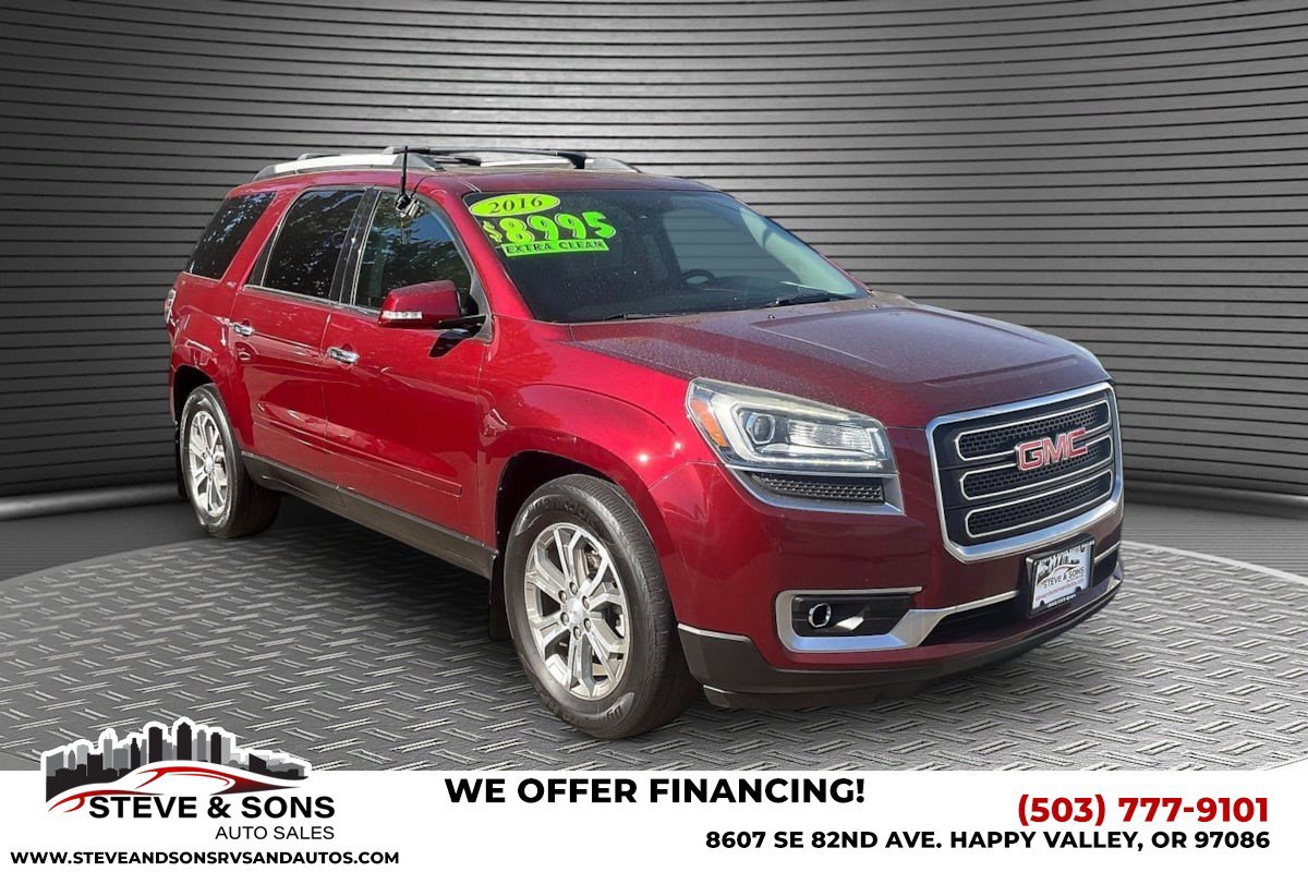 Used 2016 GMC Acadia SLT w/ Open Road Package AWD/4WD image 1