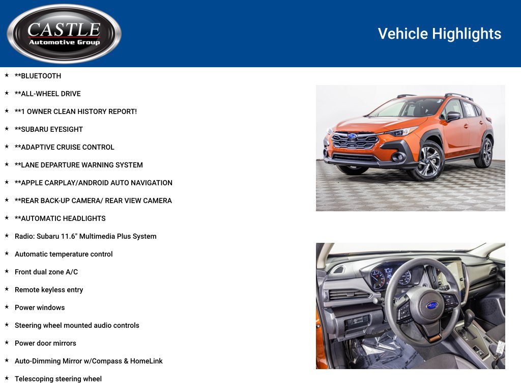Used 2025 Subaru Crosstrek 2.5i Premium AWD/4WD image 3