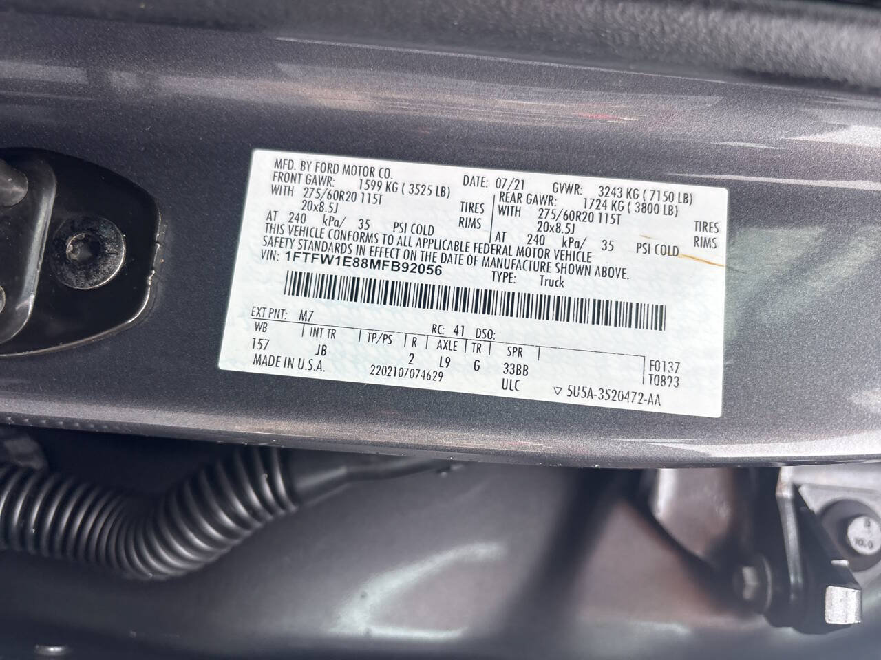 Used 2021 Ford F150 XL w/ STX Appearance Package AWD/4WD image 23