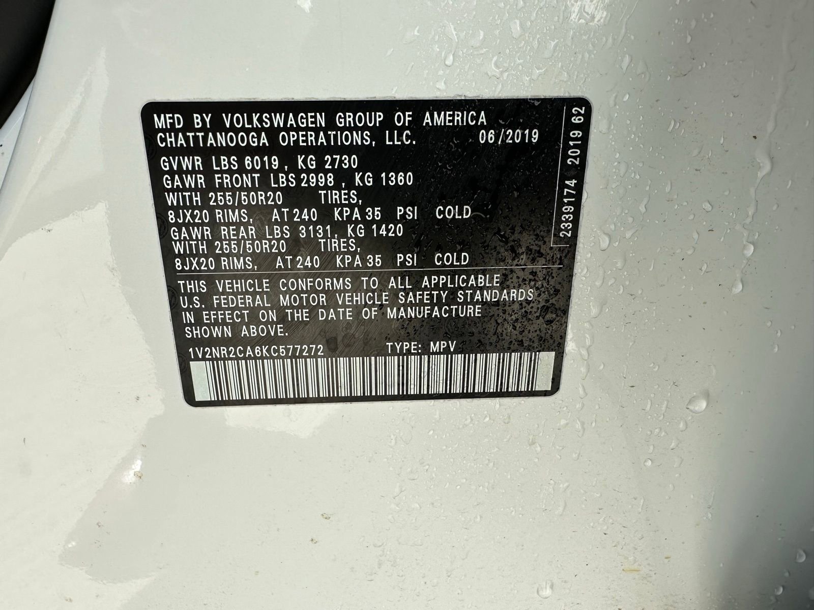 Used 2019 Volkswagen Atlas SEL Premium image 11