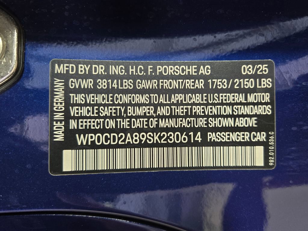 Used 2025 Porsche 718 Boxster GTS RWD image 23