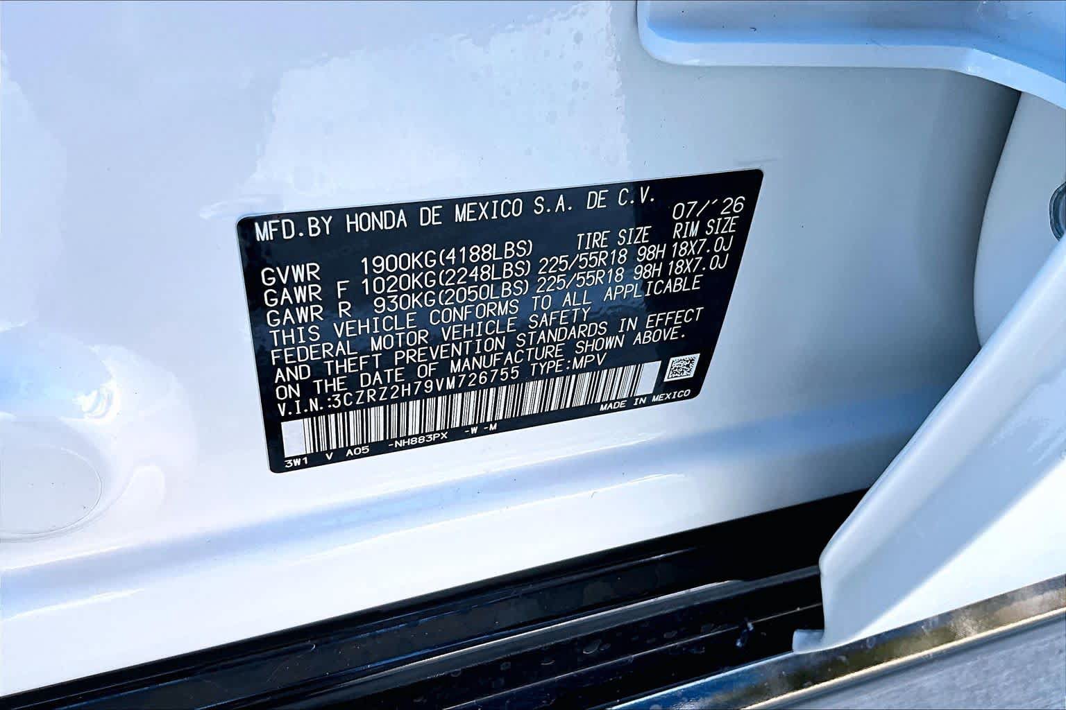 Used 2027 Honda HR-V EX-L image 34