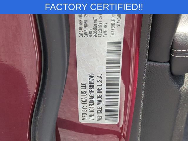 Certified 2023 Jeep Grand Cherokee L Laredo AWD/4WD image 38