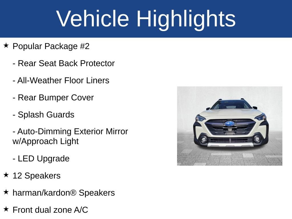 Used 2025 Subaru Outback Limited w/ Popular Package #2 image 3