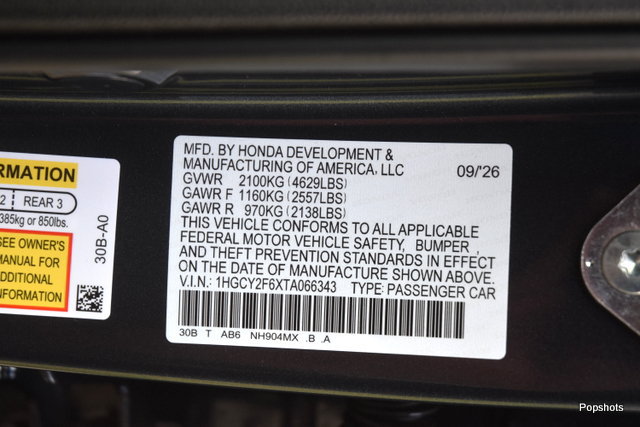 New 2026 Honda Accord EX-L image 15