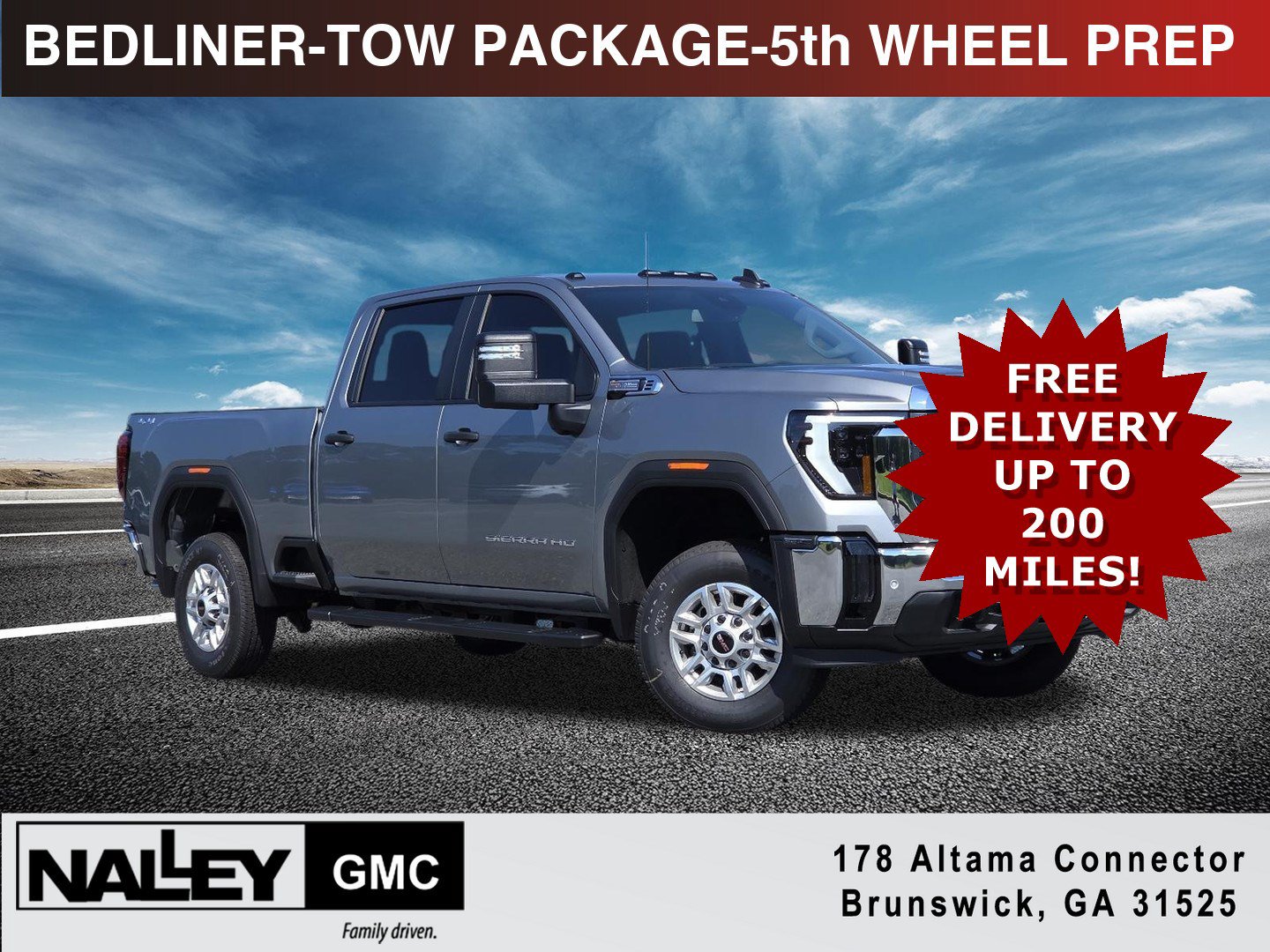 New 2026 GMC Sierra 2500 Pro w/ 1SA Pro Safety Plus Package AWD/4WD 360° Tour
